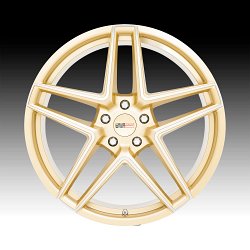 Cray Panthera Machined Gold Custom Corvette Wheels 3